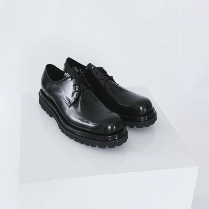 Mens Double Layer Derby Shoes 3